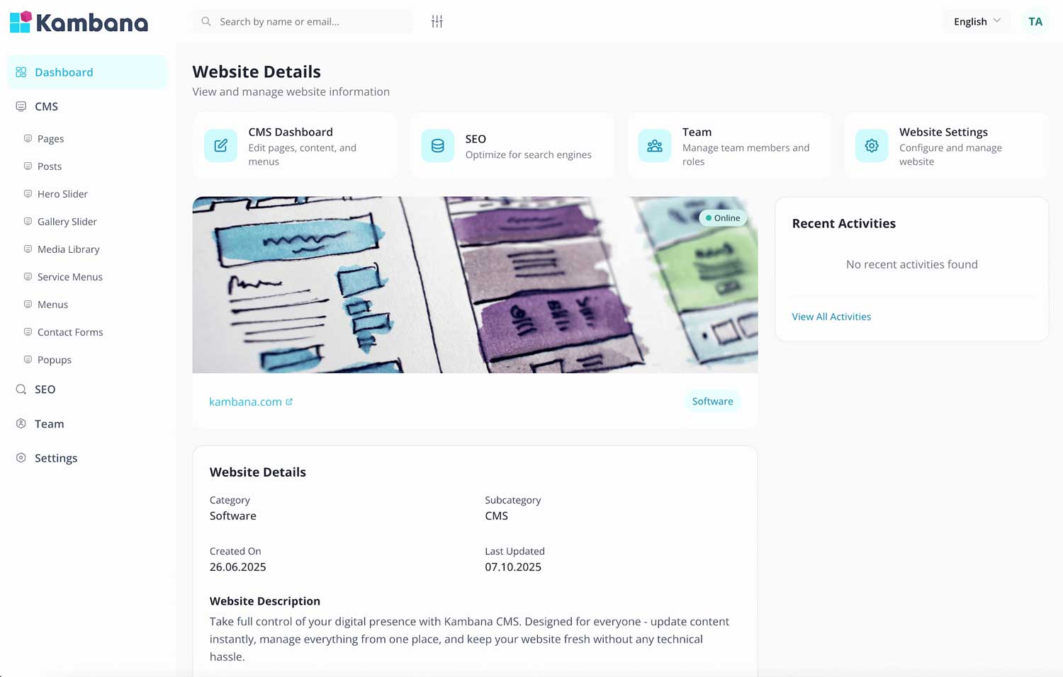 Dashboard Analytics